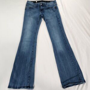 ReRock For Express Bootcut Blue Jeans 4R